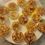 Blinis Tarama et crevettes