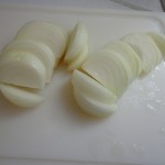 Poêlé de crevettes aux oignons et à la tomate